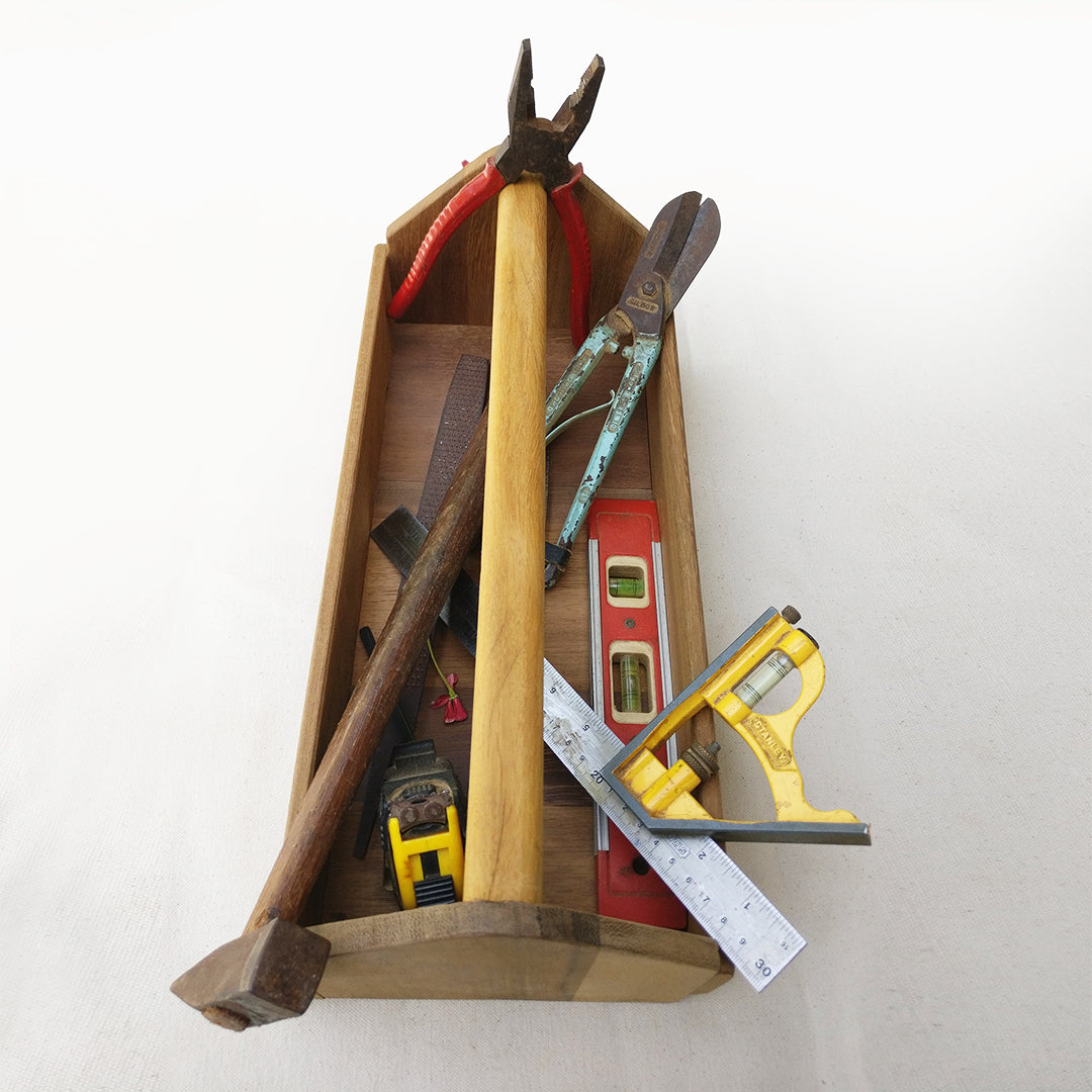 Mini-Stash Wood Tote Box